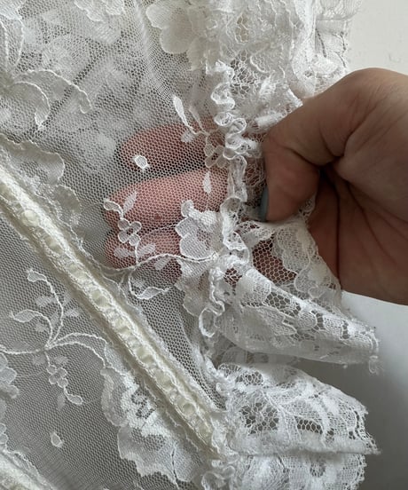 【USED】 Lace Pattern Camisole Top  /250322-005