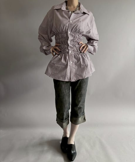 【RE;CIRCLE】 RE Shirring Shirt / 260409-011