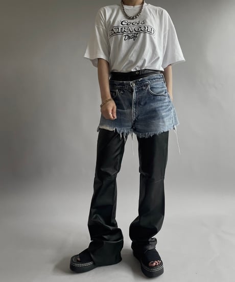 【USED】 Made in USA Screen Stars Vest Extra Gold T-Shirt /240729-032