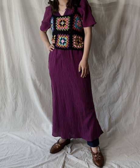 【NEW】 Granny Knit Bustier③/210421-021