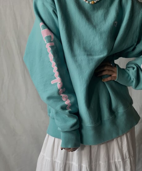 【USED】  Champion Reverse Weave Sweat LOGO/210516-007