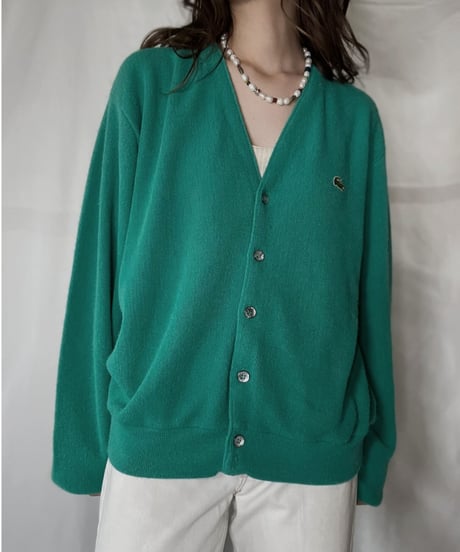 【USED】   LACOSTE Knit Cardigan⑥/211126-014