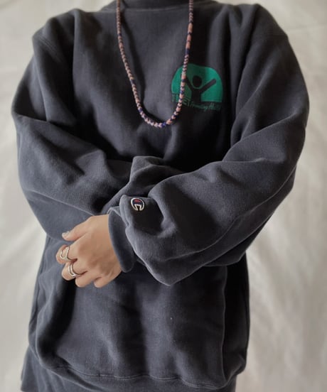 【USED】  90's USA Champion Reverse Weave Sweat The MET/210902-001