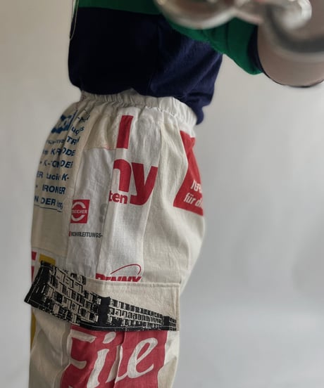 【RE;CIRCLE】 RE Eco-Friendly Bag Draw Cord Pants / 220825-020