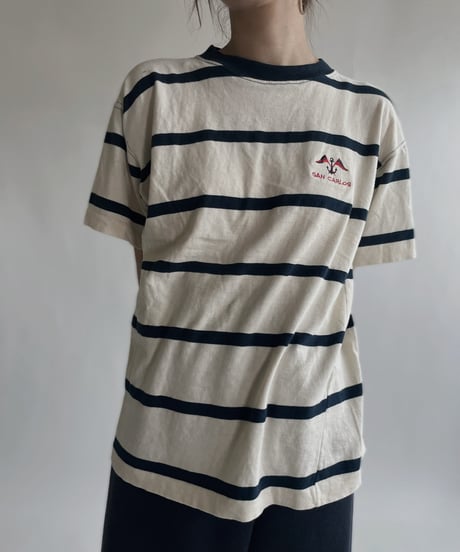 【USED】 Short Sleeve Striped T-shirt / 220521-001