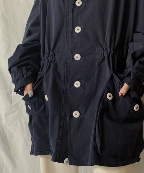 【USED】 Dyed Navy Swedish Snow Hoodie /201020-031
