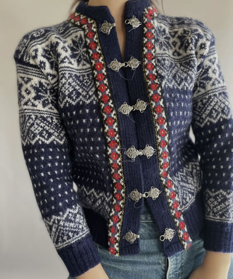 【USED】  Tyrolean Knit Cardigan / 221029-004