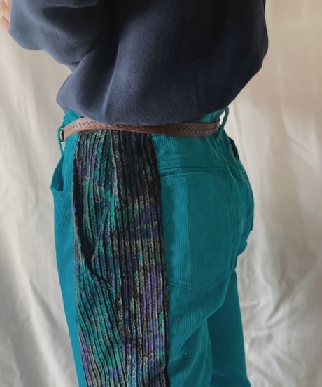 【RE;CIRCLE】 Remake Corduroy Side Line Pants②/210317-003