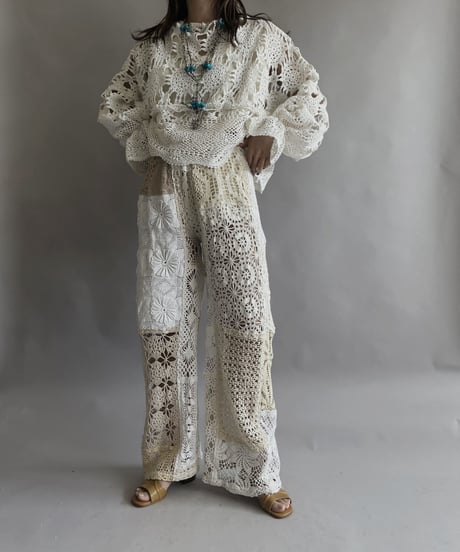 【RE;CIRCLE】 RE Crochet Kirikae Top / 230330-012
