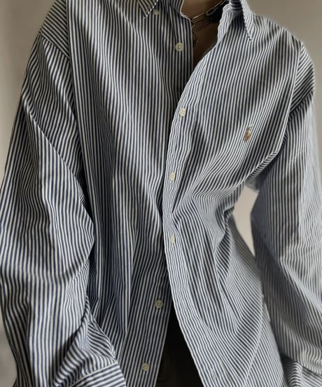 【USED】 Ralph Lauren Striped Shirt / 230126-009
