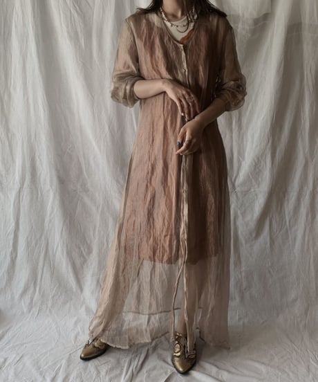 【USED】  USA See-through Gown/210506-032