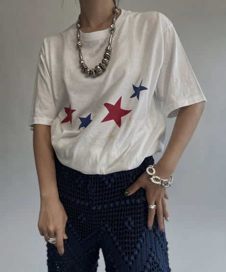 【USED】 Star Pattern T-shirt / 220827-017