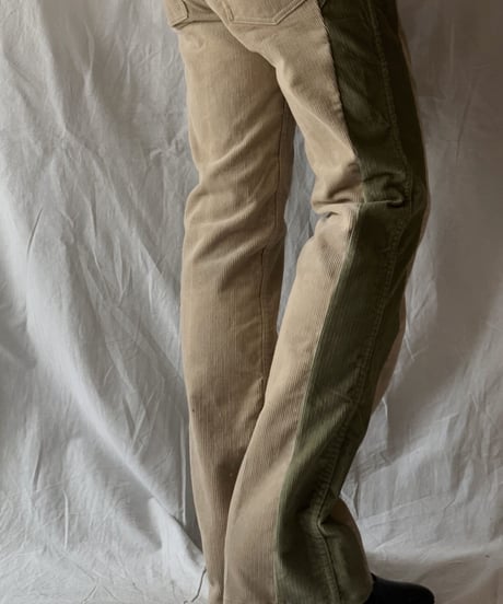 【RE;CIRCLE】 Remake Corduroy Side Line Pants⑦/210317-011