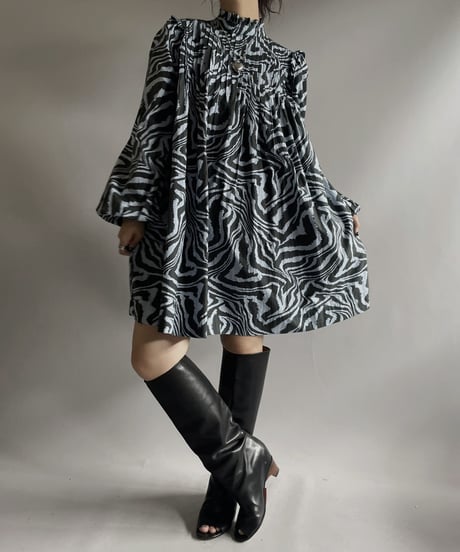 【USED】GANNI L/S Pleats Top / 231009-028