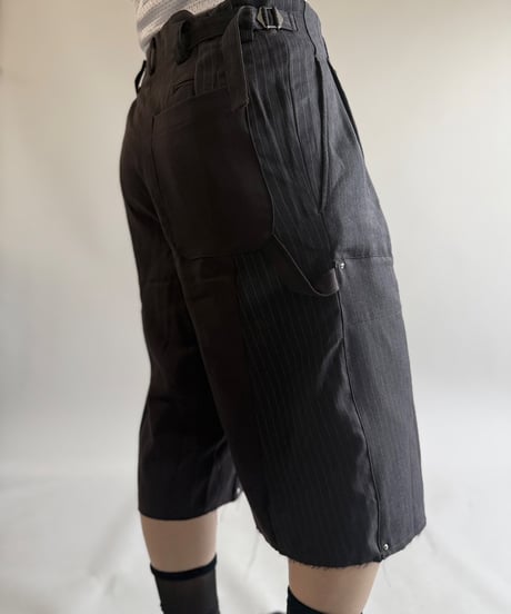 【RE;CIRCLE】 Re Suit Double Knee Shorts / 250612-006