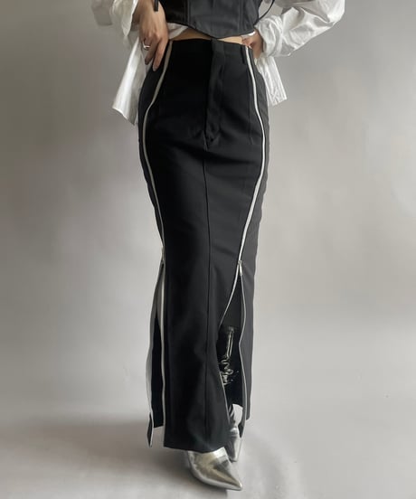 【RE;CIRCLE】 Re Front Zip Skirt/ 241003-002