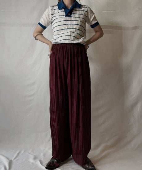 【USED】  Crochet S/S Top①/20210819-016