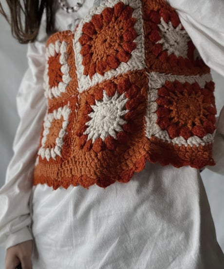 【RE;CIRCLE】 RE Granny Knit Bustier③/211014-014
