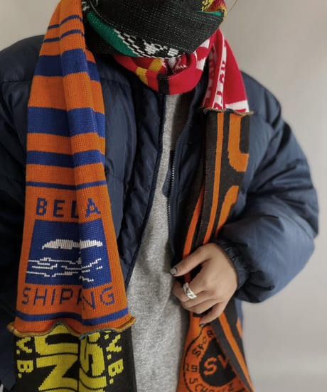 【RE;CIRCLE】 RE Soccer Long Scarf / 221224-047