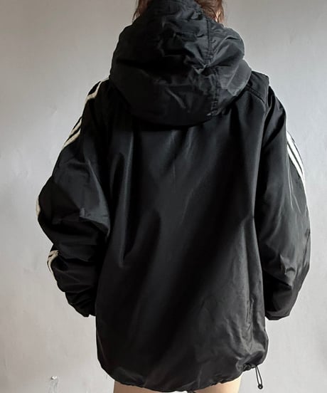 【USED】 90's adidas Reversible Nylon Jacket  /241223-013