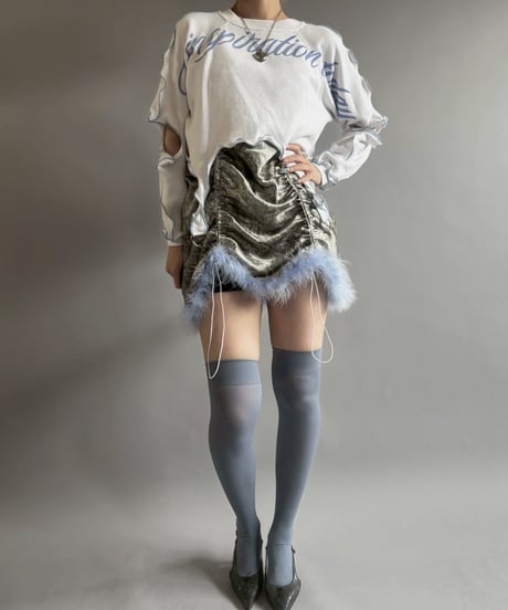 【RE;CIRCLE】 RE Mellow Message Print Sweat /  251023-009