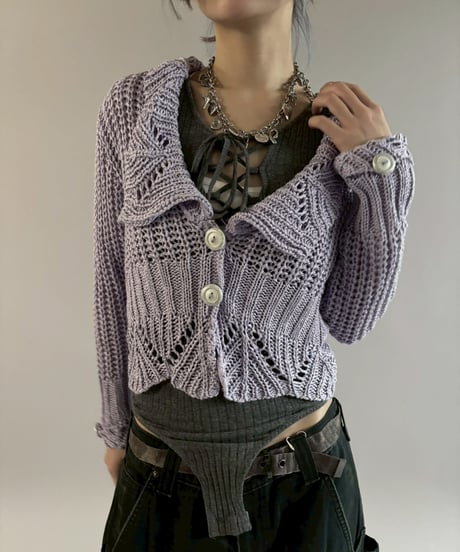 【USED】 Mesh Knit Bolero / 260307-008
