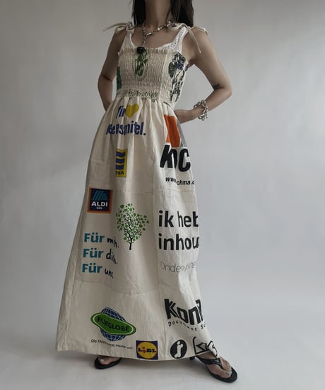 【RE;CIRCLE】 RE Eco-Friendly Bag Camisole One-piece / 220804-022