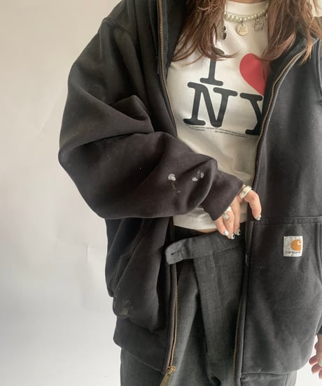 【USED】  Carhartt Zip Up Parker /241109-031
