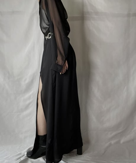 【USED】   See-through L/L Top/210926-006