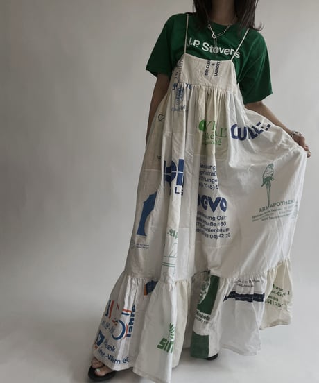 【RE;CIRCLE】 RE Eco-Friendly Bag Camisole One-piece / 220804-031