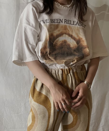 【USED】S/S T-shirt CAT① /210604-001