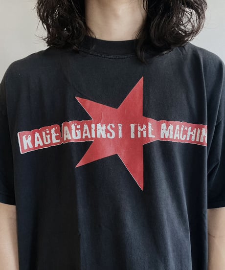 【USED】  Band T-shirt RAGE AGAINST THE MACHINE /230703-013
