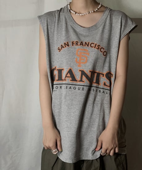 【USED】 N/S T-shirt GIANTS /210708-006