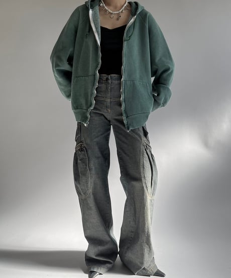 【USED】 80~90's Zip Up Parker /250104-036