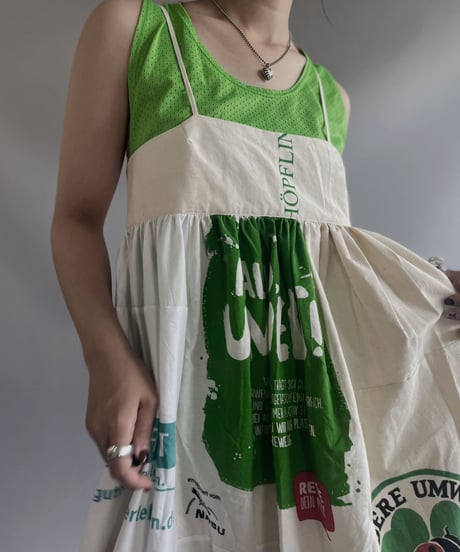 【RE;CIRCLE】RE Eco-Friendly Bag Camisole Long One-piece / 230727-020