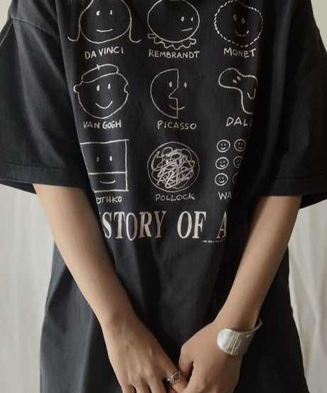 【USED】 S/S T-shirt HISTORY OF ART/210617-012