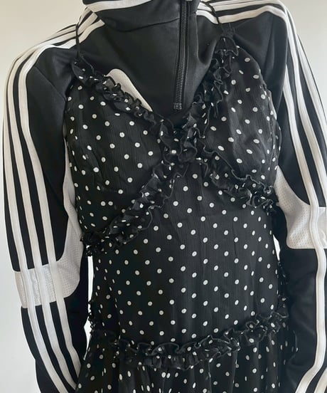 【USED】 STORIA Dot Pattern Camisole Long One-Piece  / 250517-008