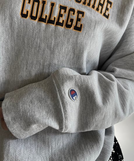 【USED】 80s Champion Reverse Weave Sweat Top NEW HAMPSHIRE COLLEGE /250111-014