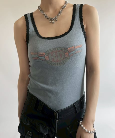 【USED】 Made in USA HARLEY-DAVIDSON Tank Top / 250526-021