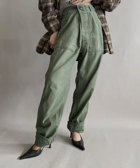 【USED】 Army Pants Khaki / 221210-001
