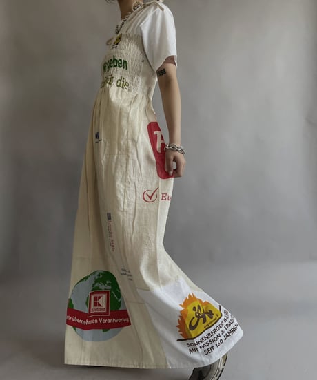 【RE;CIRCLE】RE Eco-Friendly Bag Shirring One-piece / 230525-018