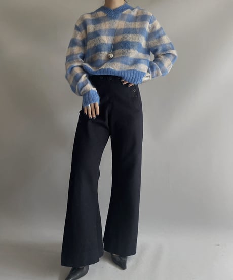 【USED】 Wool Sailor Pants / 231028-014