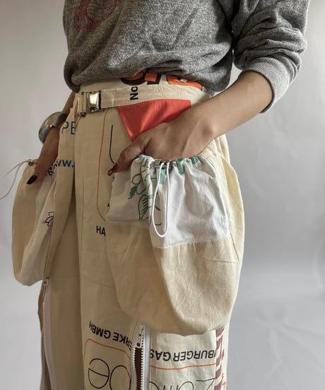 【RE;CIRCLE】RE Eco-Friendly Bag Belt Bag Skirt  / 240905-035