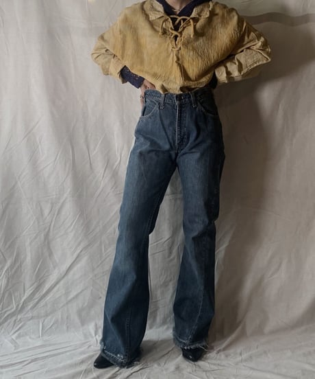 【RE;CIRCLE】Tie Dye Dyeing  Mexican shirt③ /210226-009