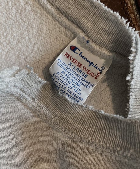 【USED】90's USA Champion Reverse Weave Sweat One Point /210213-013