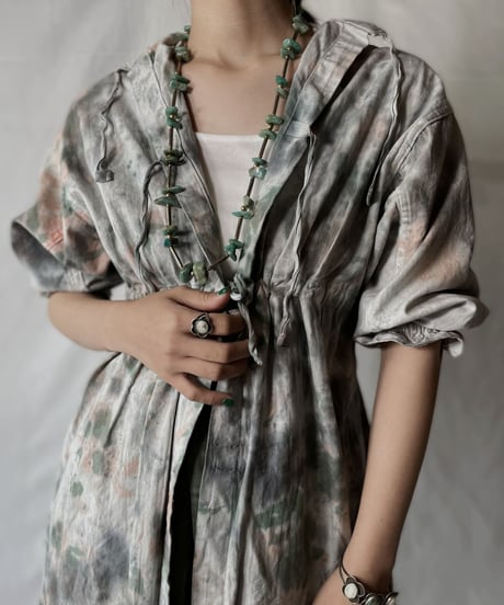 【RE;CIRCLE】  RE Tie-dyed Medical S/S Gown③/20210819-037