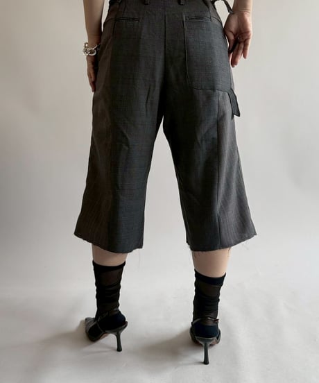 【RE;CIRCLE】 Re Suit Double Knee Shorts / 250612-007