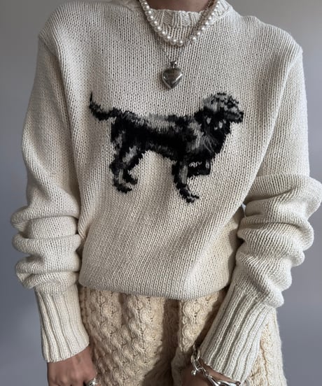【USED】 Polo Ralph Lauren Hand Knit Dog /250104-001