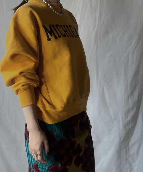 【USED】  Champion Reverse Weave Sweat MICHIGAN/210516-003