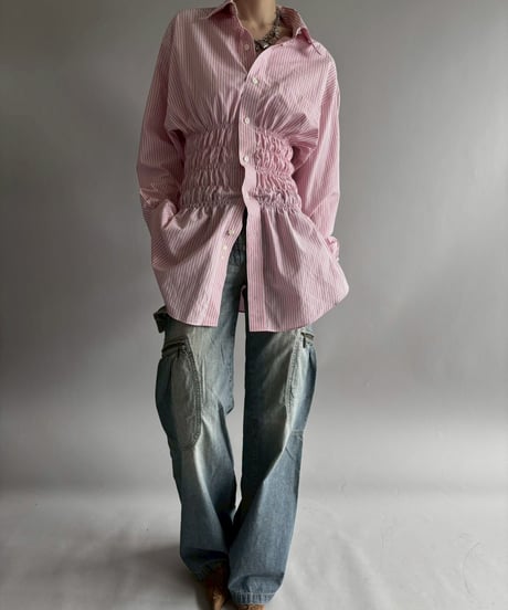 【RE;CIRCLE】 RE Shirring Shirt / 260409-015